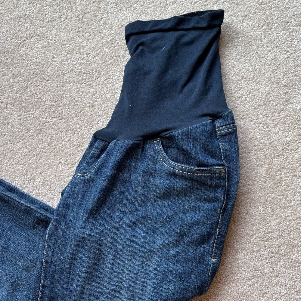 Maternity denim capris - Picture 2 of 6